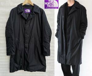 美品 THE NORTH FACE PURPLE LABEL ザノースフェイス パープルレーベル 比翼 中綿 ステンカラー コート size M NY2680N