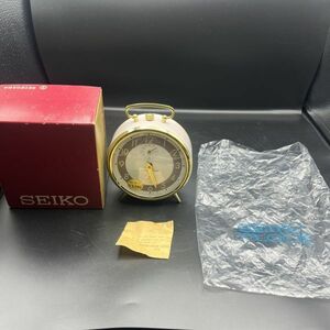 デッドストック　新品　レア　SEIKO セイコー CR912 コロナ目覚まし時計 昭和レトロ 元箱付き　ビンテージ　ジャンク