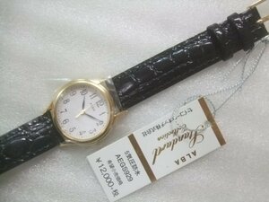 新品セイコーアルバレディークオーツ腕時計定価12000円　W303