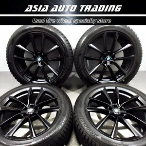 美品 走行極少 ブレイトン BR-1 9.5J+36 PCD112-5穴 ブリヂストン DM-V3 255/50R21 BLIZZAK 2021年後半 スタッドレス BMW G07 X7