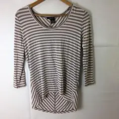 ナ375●DKNY●ダナキャランニューヨーク●レディース●ボーダー●カットソー