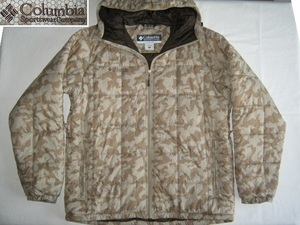 ★古着 Columbia KHUMBU GLACIER JACKET コロンビア キュンブーグレイシャージャケット XL 迷彩柄 カモフラ 中綿 保温性 耐久撥水DWR加工★