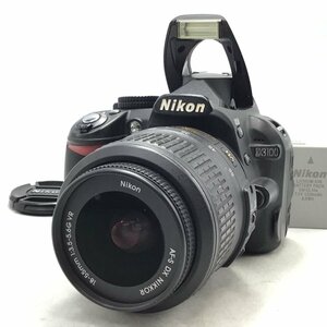 カメラ Nikon D3100 / AF-S DX Nikkor 18-55mm f3.5-5.6 G VR 一眼レフ セット品 現状品 [1688HJ]