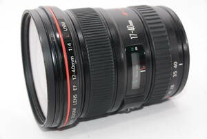 【外観特上級】Canon 広角ズームレンズ EF17-40mm F4L USM フルサイズ対応　#m7641