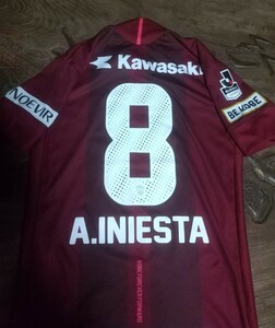 値下交渉 2018年 ヴィッセル神戸 イニエスタ asics 検/ VISSEL KOBE OFFICIAL SHIRT INIESTA SPAIN BARCELONA スペイン代表 バルセロナ Y2K