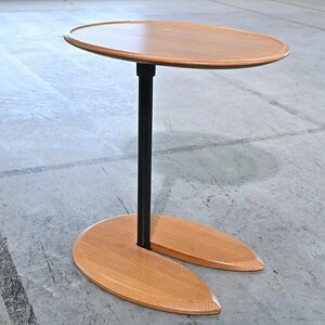 EKORNES 6万「Elipse Table/エリプス テーブル」サイドテーブル スチール コーヒー ロー 楕円形 机 エコーネス ストレスレス