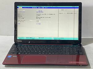 液晶不良 TOSHIBA DynaBook T554/76LR Core i7-4700MQ メモリ8GB ジャンク394