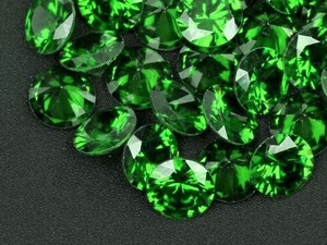 ★グリーンカラー キュービックジルコニア ルース 12mm おまとめて大量約15個セット 人工ダイヤモンド ラウンドブリリアントカット Nw83