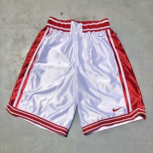nike ナイキ バスケットボール ハーフパンツ ユニフォーム Lサイズ ホワイト レッド 白色 赤色 DRI-FIT | スラムダンク slam dunk 好きに！