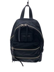 MARC JACOBS◆NYLON BIKER MINI BACKPACK/リュック/ナイロン/BLK/M0008298