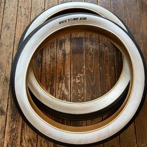 【新品・未使用】VEE TIRE ZigZagファットタイヤ_26×4.0_ホワイトウォール×2本_ファットバイク