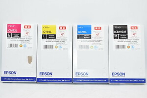 未使用 EPSON 純正 トナー IC 93L 4色（シアン・マゼンタ・イエロー・ブラック） エプソン ITZQ6PN8TN88-YR-J10-byebye