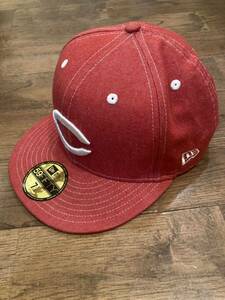 【美品】NEW ERA 59FIFTY 広島カープ　キャップ 7 3/8 58.7cm ニューエラ　広島東洋カープ　帽子　