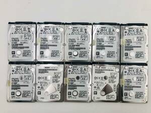 送料無料 HGST 2.5インチ SATA 内蔵ハードディスク 7mm　320GB HDD 10台セット HGST301