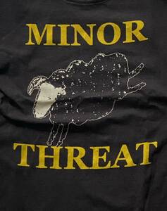 バントT 激レア　minor threat 幼児乳児90から100 アメカジ PUNK ROCK