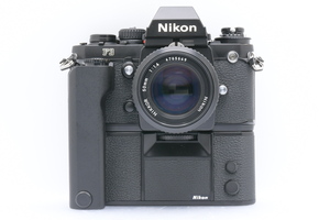 Nikon F3 134万台 + AI NIKKOR 50mm F1.4 + MD-4 ニコン MF一眼レフ 標準レンズ セット