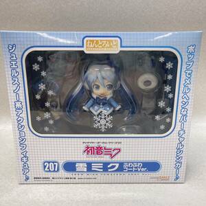 E4108★中古未使用品★美品★ ねんどろいど 207 雪ミク ふわふわコートVer. キャラクター・ボーカル・シリーズ01 初音ミク