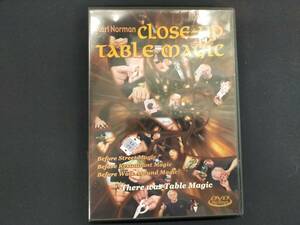 【D93】CLOSE-UP TEABLE MAGIC　クロースアップ　テーブルマジック　Karl Norman　カール・ノーマン　カード　DVD　マジック　手品