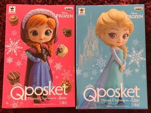 Qposket アナと雪の女王 アナ エルサ ディズニー ノーマル 2種セット 未開封品
