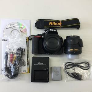 Nikon ニコン D5500 ボディ AF-S NIKKOR 18-55 F5.6G II レンズ デジタル一眼レフ 動作確認済 #ne0616B