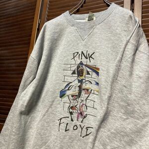 AERY 1スタ グレー バンド スウェット ピンクフロイド PINK FLOYD - 90s 00s ビンテージ アメリカ 古着 ベール 卸 仕入れ