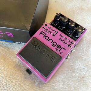 【美品】BOSS(ボス)Flanger(フランジャー) BF-3 箱・説明書付