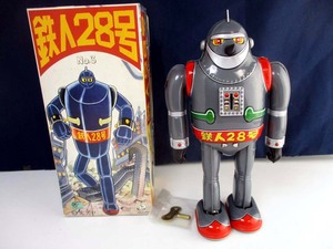 大阪ブリキ玩具資料室　Osaka Tin Toy　復刻限定製造版　鉄人２８号　No.3 箱付き未使用極美品　高さ約25ｃｍ