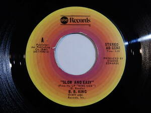 B.B. King Slow And Easy / I Wonder Why ABC US AB-12247 201049 BLUES ブルース レコード 7インチ 45