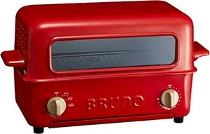 ブルーノ トースターグリル BRUNO Toaster Grill [ レッド / BOE033 ]