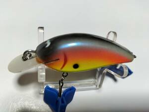 ７　秘密のクランク　リトルB　Little-B　ボディ5.5ｃｍ フラットシャッド FLAT SHAD WOOD ウッド フラットサイドクランク BOX保管未使用品