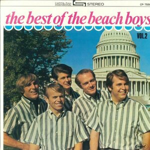 ★LP「ビーチボーイズ THE BEST OF THE BEACH BOYS VOL.2」赤盤！美品！CP-7550 