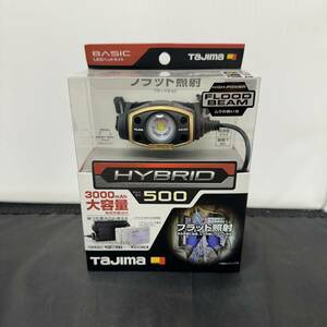 ☆★H1650【未使用品・送料込み】Tajima タジマ LEDヘッドライト E502D セット LE-E502D-SP 500ルーメン ハイブリッド 3000mAh