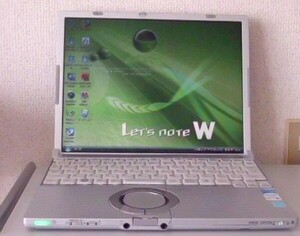 Panasonic Let’s note W5 CF-W5AWDBJR/Core2 Duo U7500(1.06GHz)/1.5GBメモリ/HDD80GB/DVDマルチ/12.1TFT/Windows Vista Business