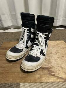 リックオウエンス Rickowens ダンク 42 黒白