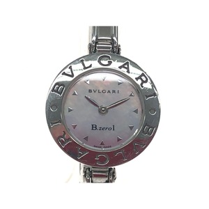 ▼▼ BVLGARI ブルガリ レディースウォッチ クオーツ B.zero1 ビーゼロワン BZ22S ピンクシェル やや傷や汚れあり