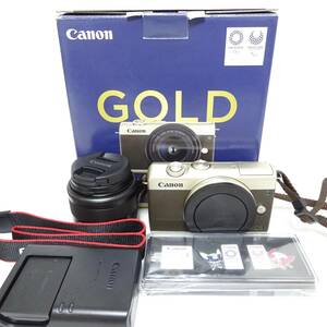キャノン EOS M200 デジタルカメラ LIMITED GOLD KIT 東京2020記念ピンバッジ付 動作未確認 ジャンク品 100サイズ発送 KK-2649662-300-mrrz