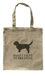 Dog Canvas tote bag/愛犬キャンバストートバッグ【Basset Fauve de Bretagne/バセー・フォーブ・ド・ブルターニュ】イヌ/ナチュラル-40