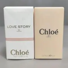 chloe オードパルファム 5ml ラブストーリー オードトワレ 7.5ml