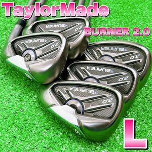 【人気モデル】TaylorMade テーラーメイド　BURNER バーナー 2.0　レディース　アイアンセット　5本