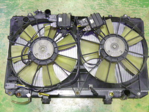 JZS161 アリスト ２JZ-GTE 純正ラジエーター 電動ファンセット 動作確認済み 1JZ JZX110 JZX100 JZX90 流用にも