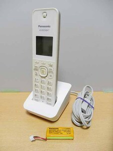 即決 Panasonic コードレス電話子機 増設子機 KX-FKD509-T 通電確認 通話未確認 中古経年品 現状渡し