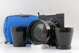 【良品 保障付 動作確認済】Nikon Nikkor-T* ED 360mm 8 500mm 11 720mm 16 3 Lenses Set ニコン 一眼カメラ用レンズ3点セット X127