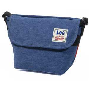 マンハッタンポーテージ カジュアルメッセンジャーバッグ Lee限定コラボ XS ブルー W29×H18×D11cm #MP1603LEE-6000 MANHATTAN PORTAGE