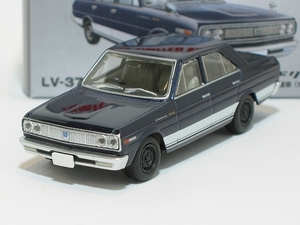 セドリック パーソナル6 カタログ仕様車（紺）LV-37c【トミーテック社1/64ミニカー】【トミカの時】