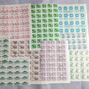 4◆韓国切手 シート 8種類 330枚 消印あり 1967年 KOREA　コレクション おまとめ