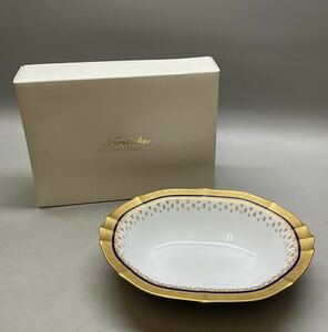 未使用 希少 デットストック ノリタケ ダイヤモンドコレクション 金彩 オーバルプレート 深皿 楕円 Noritake 