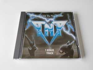 【西独プレス全面アルミ蒸着盤】TNT / Knights Of The New Thunder CD VERTGO 818 865-2 84年2nd,ボートラ追加初期盤,歌詞14Pブックレット