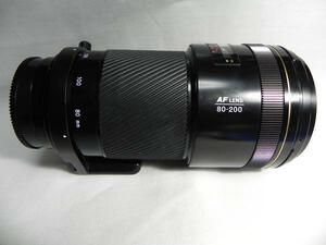 **中古良品　Minolta AF APO 80-200mm/f2.8　レンズ(旧タイプ)*