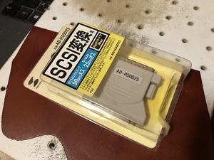 動作確認済 SCSI変換アダプタ サンワサプライ DSub25オス-アンフェノール50メス AD-H50D25 PC98やX68000等のレトロPCに(CA240483)