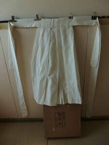 0440498s【白い 袴】神職/箱入り/松島/和装束/総丈95cm程/中古品